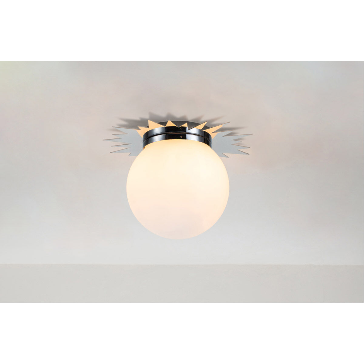 Soleil 3 Light PC Bath/Flush Mounts Ceiling Light in Polished Chrome